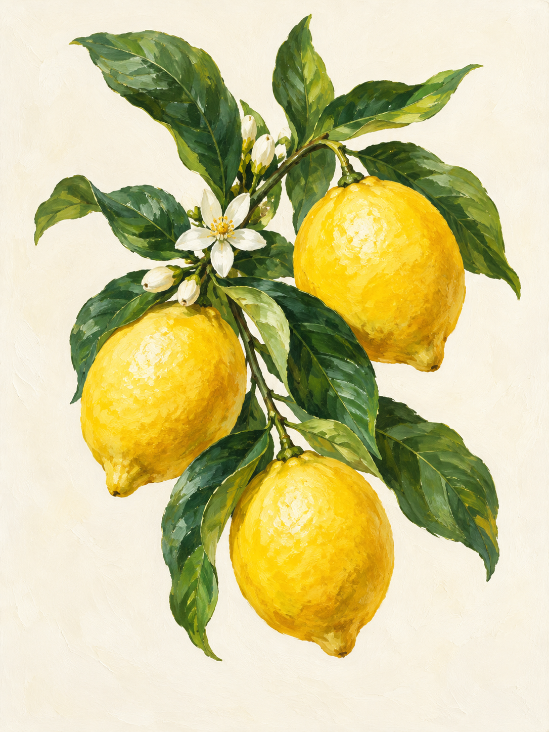 Lemon Garden - artwork detail