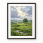 Meadow After Rain - black frame visualization