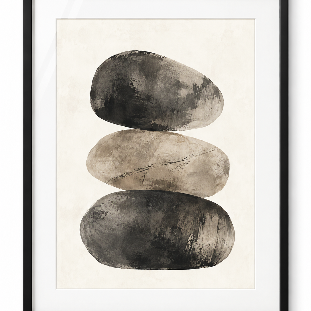 Quiet Monolith - black frame visualization