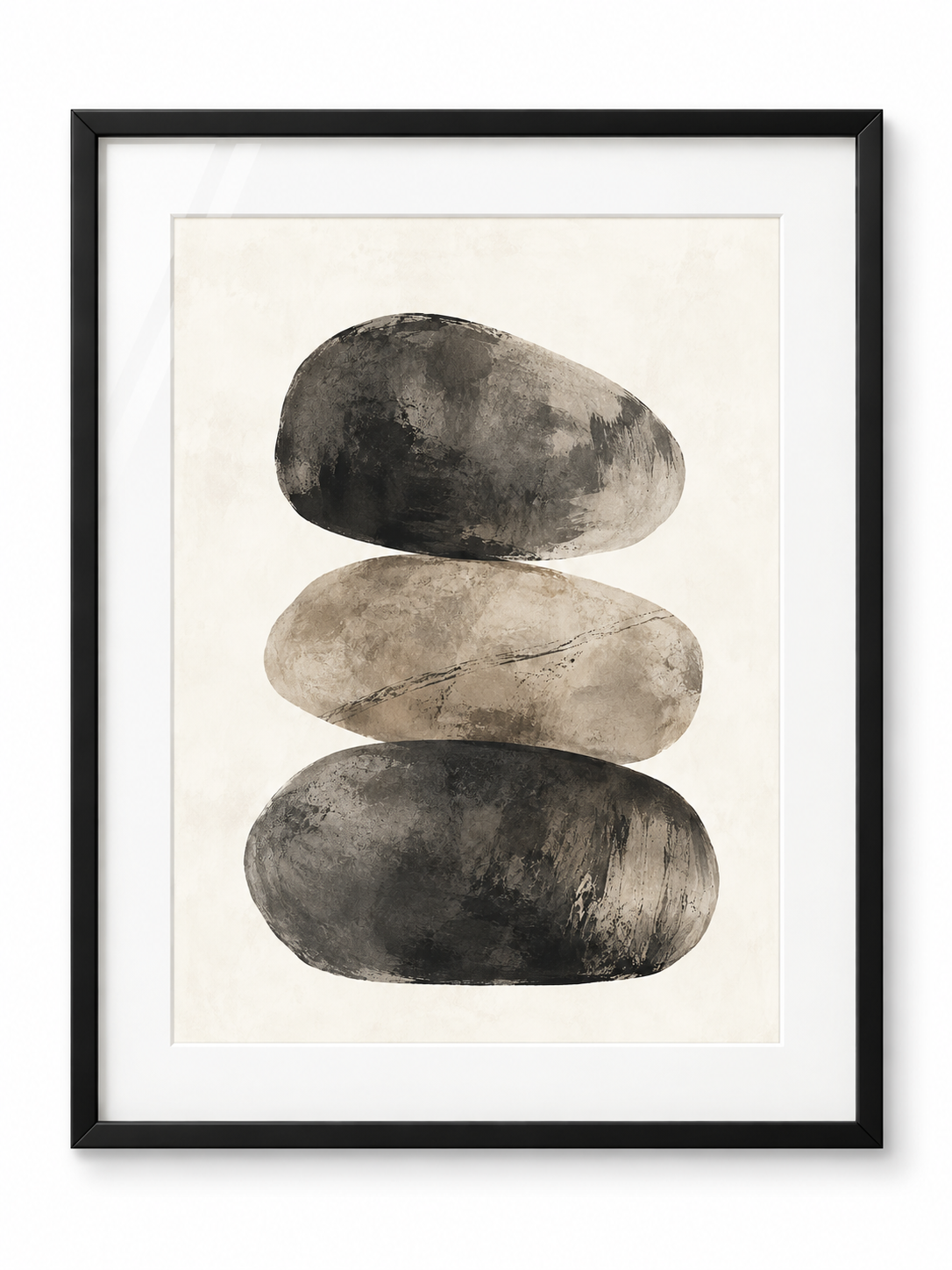 Quiet Monolith - black frame visualization