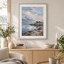 Red Cottage Bay - silver frame room visualization