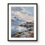 Red Cottage Bay - black frame visualization