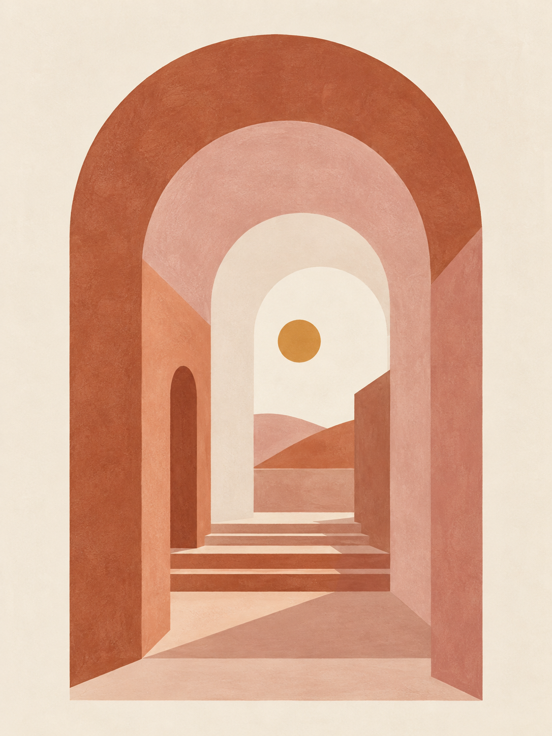 Terracotta Passage artwork detail