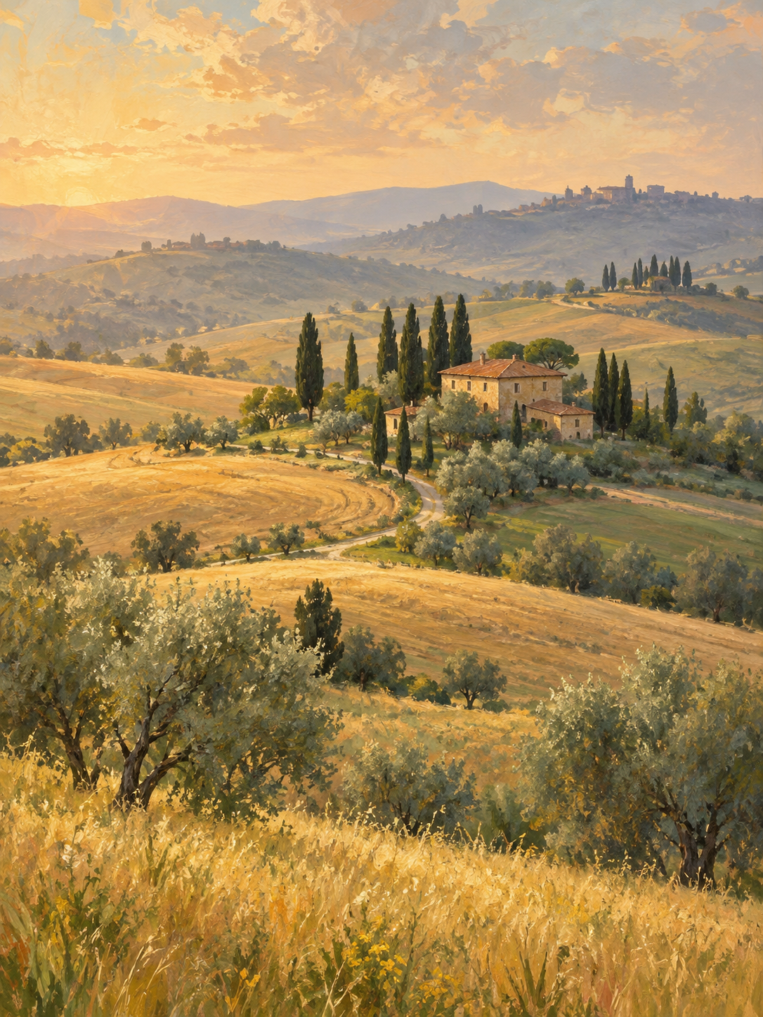Tuscan Light - artwork detail