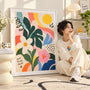 Colorful playful art print lifestyle scene